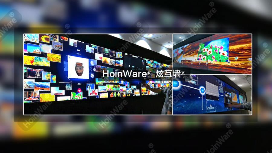 HoinWare炫互墻軟件，互動(dòng)圖片墻軟件，發(fā)展歷程互動(dòng)展示墻軟件，產(chǎn)品互動(dòng)展示墻軟件
